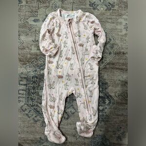 Angel Dear Bunny Ruffle Footie